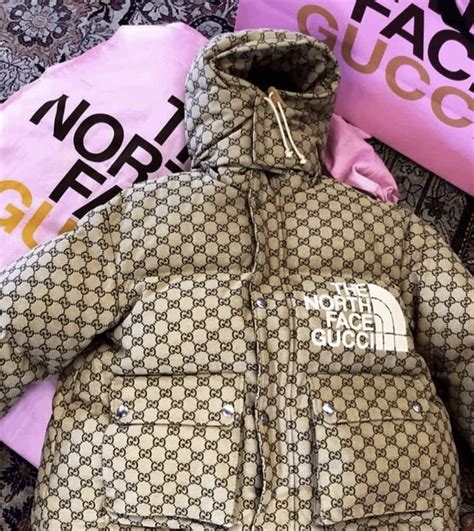 fake gucci north face jacket|gucci north face collection.